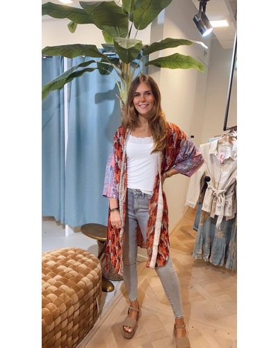 Gossip Gossip Kimono's KIMONO MET PRINT Bloemenmix