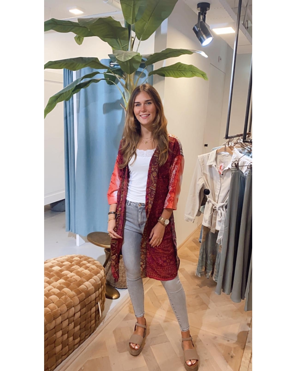 Gossip KIMONO MET PRINT Bloemenmix