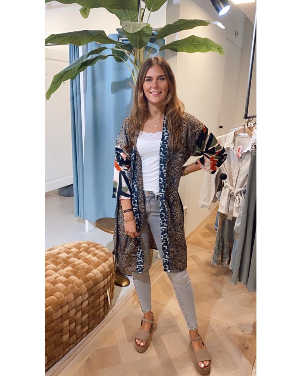 Gossip KIMONO MET PRINT Bloemenmix