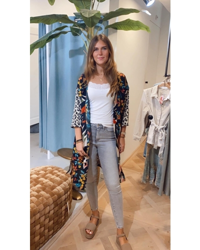 Gossip Gossip Kimono's KIMONO MET PRINT Bloemenmix