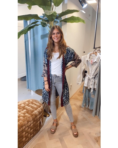 Gossip Gossip Kimono's KIMONO MET PRINT Bloemenmix