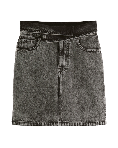 Scotch & Soda DENIM ROK GRIJS