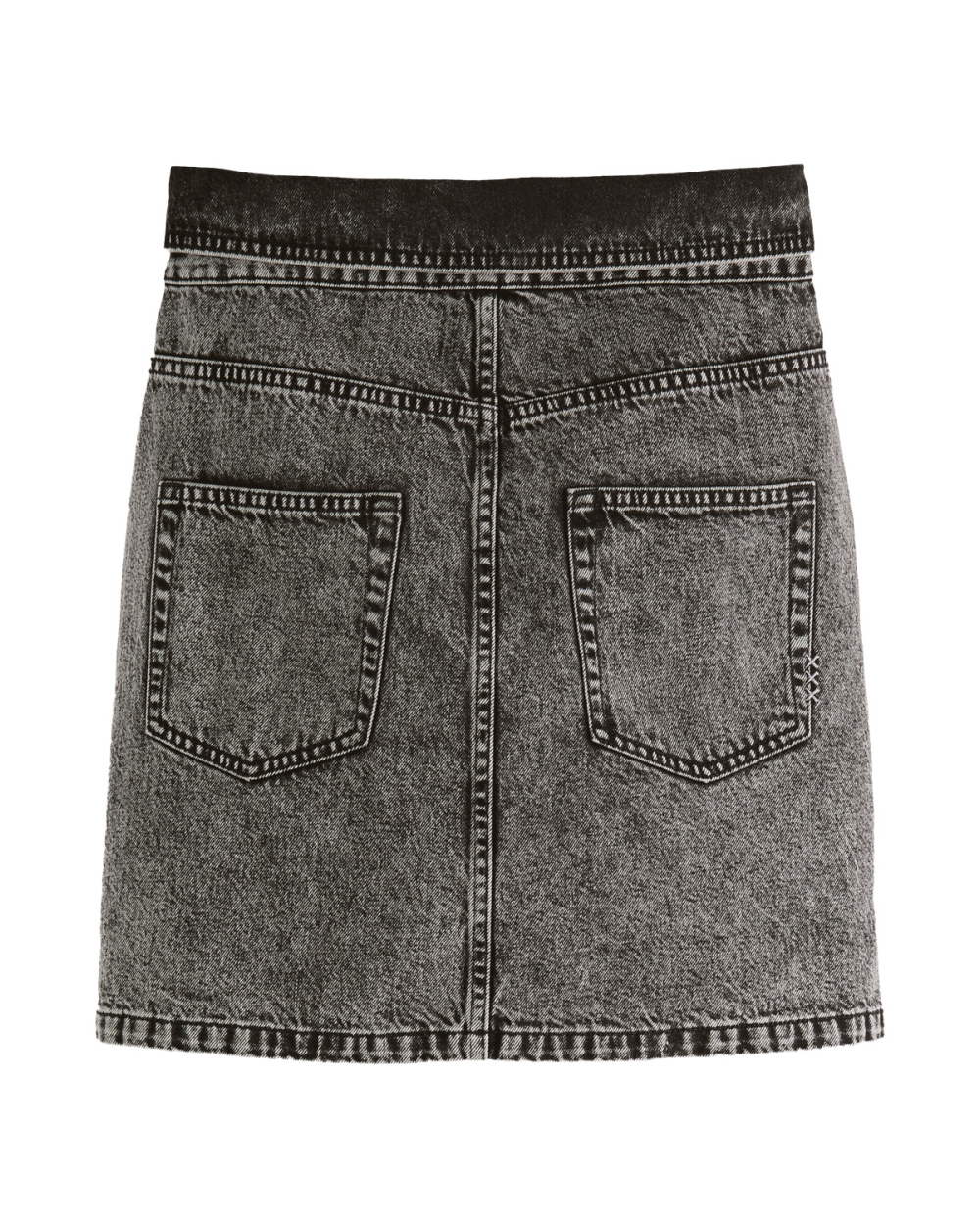 DENIM ROK GRIJS