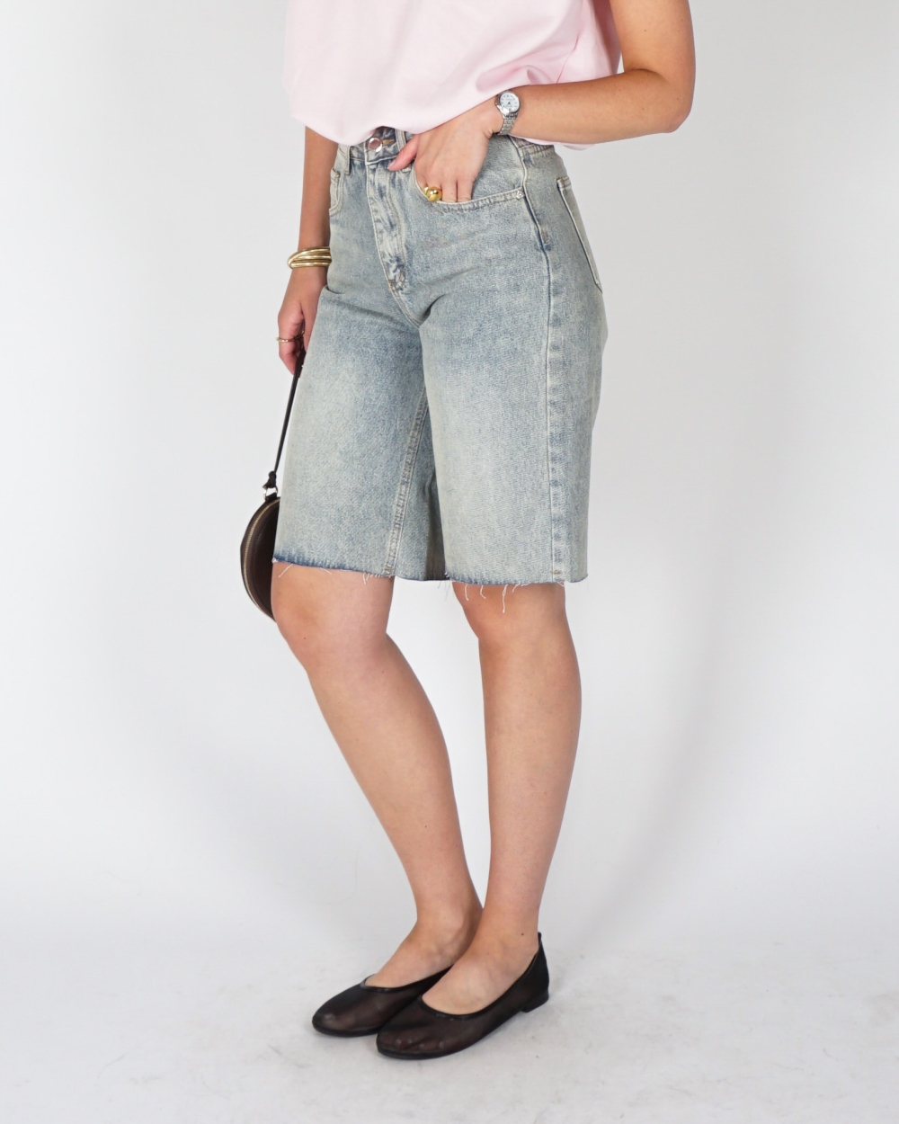 DENIM BERMUDA DIRTY WASH 