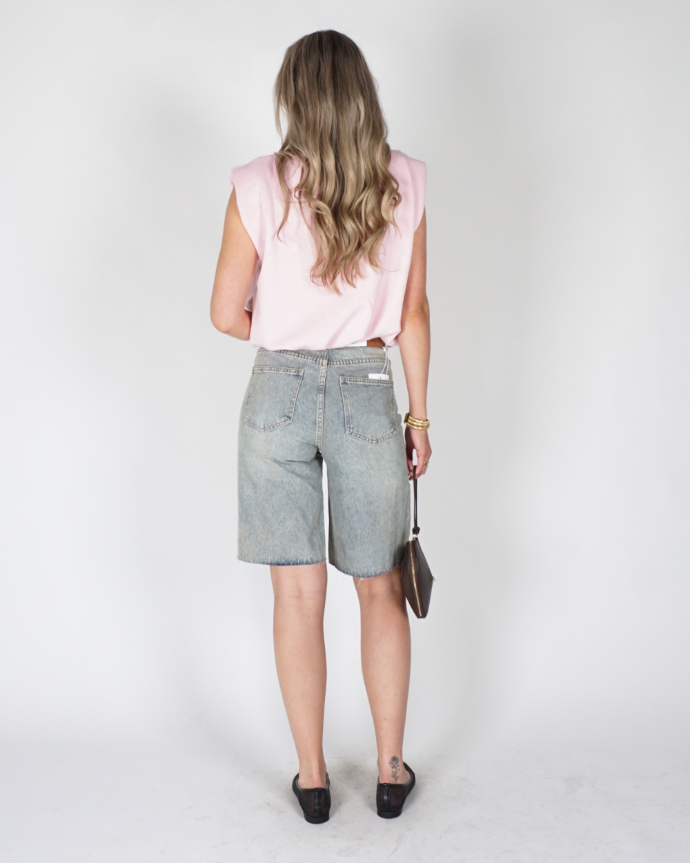 DENIM BERMUDA DIRTY WASH 