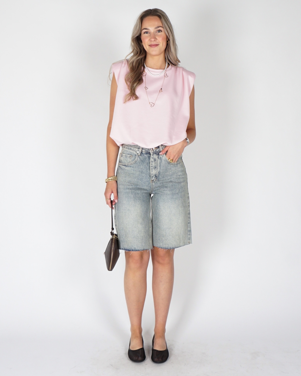 DENIM BERMUDA DIRTY WASH 