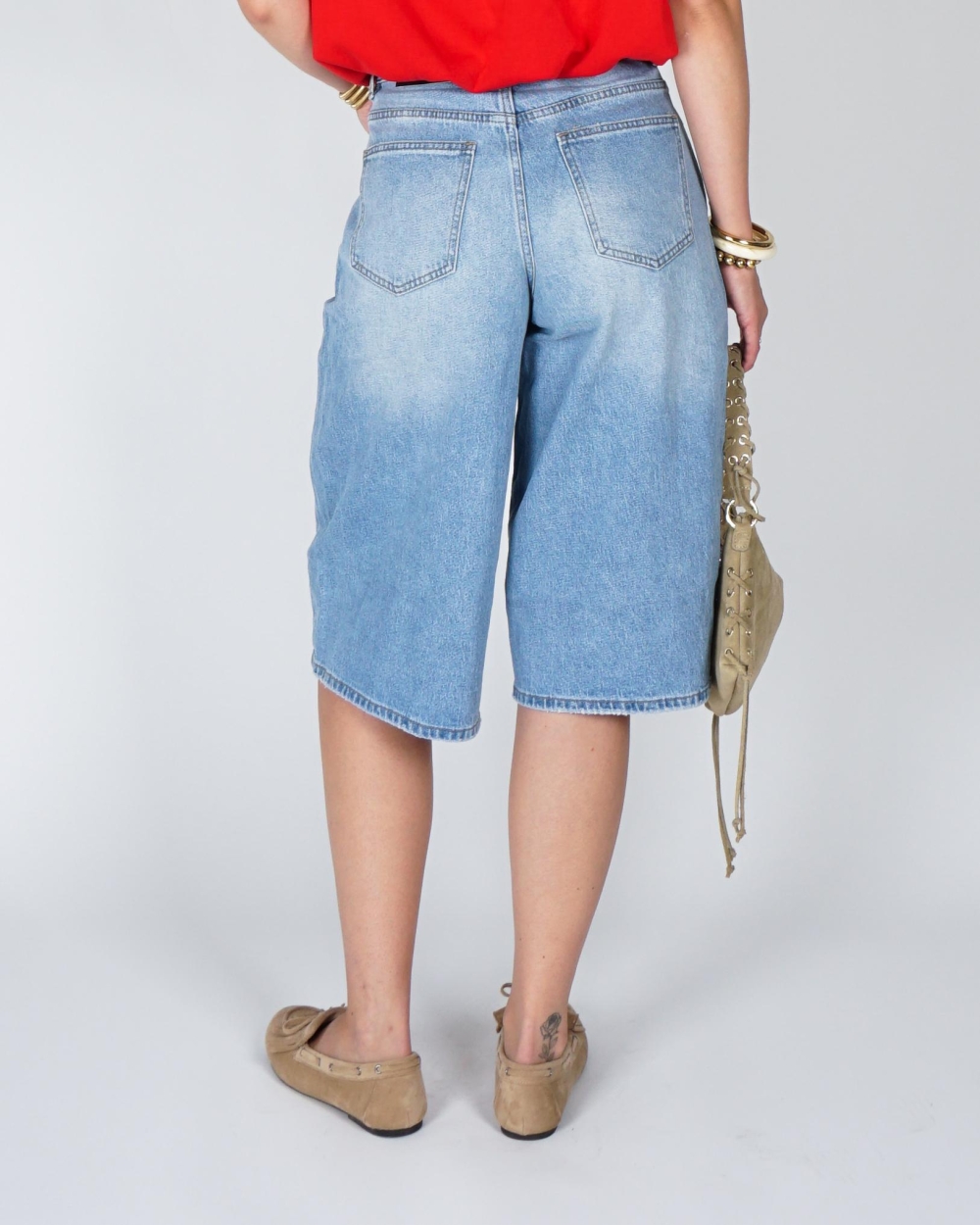 Gossip BERMUDA MET SCHUINE SLUITING Blauw