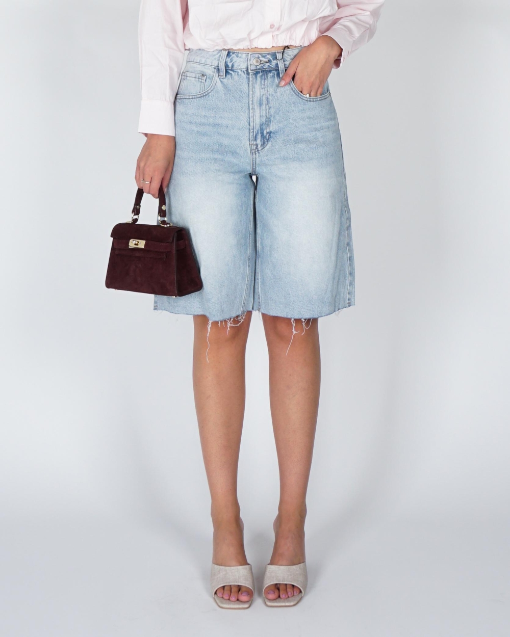 Gossip BERMUDA DENIM Blauw