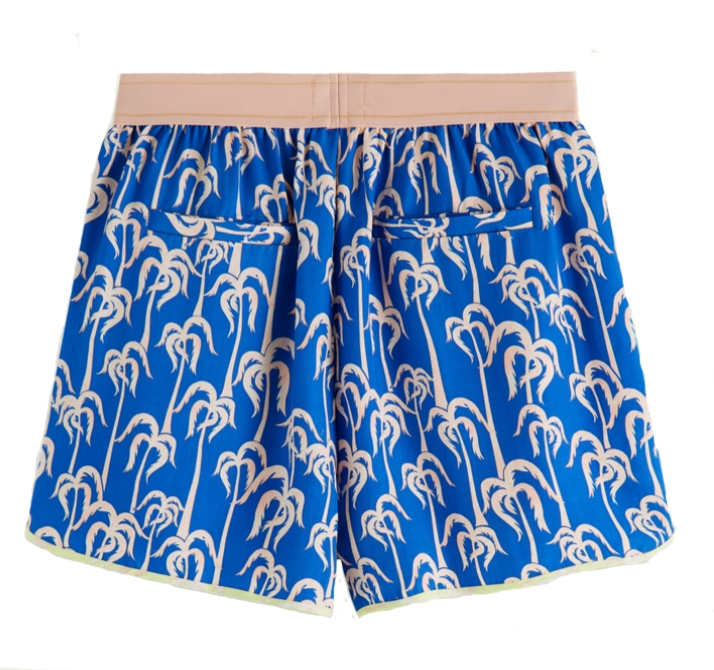 ALLOVER PRINTED HIGH-RISE SHORT 
