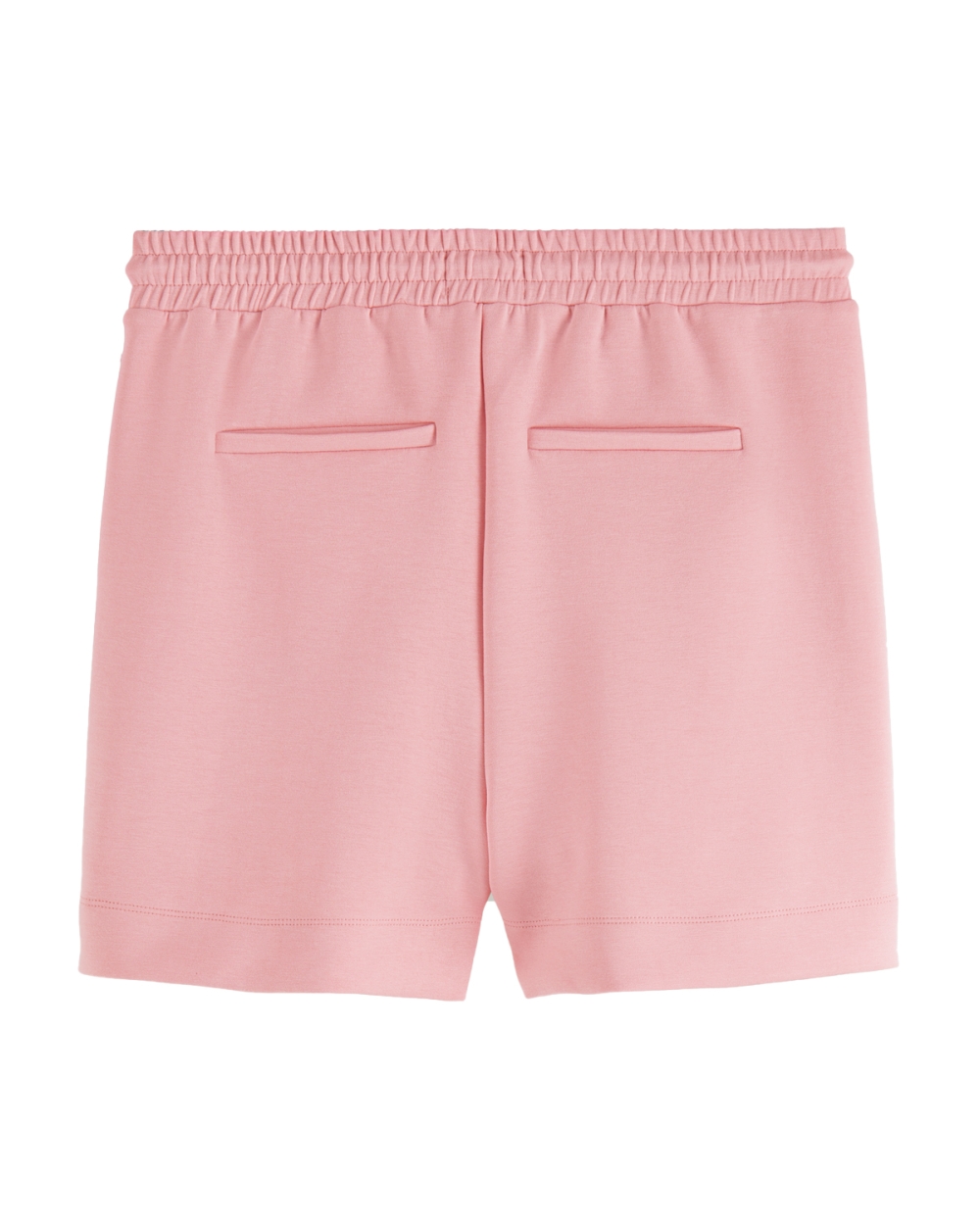 RUFFLED SWEAT SHORT ROZE