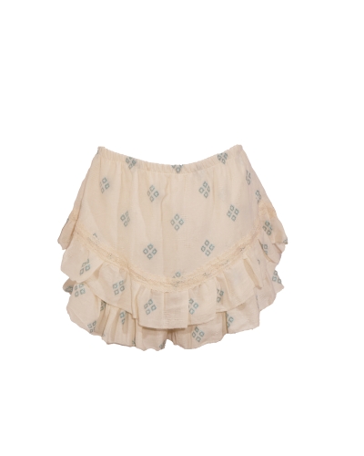 Gossip SKORT ISA LUREX TURQOUISE