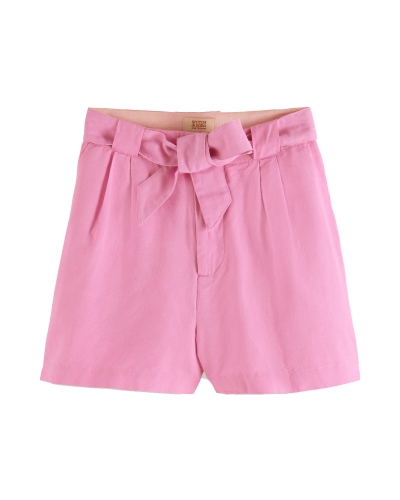Scotch & Soda SCOTCH & SODA HIGH RISE CASUAL PRINTED SHORTS PINK