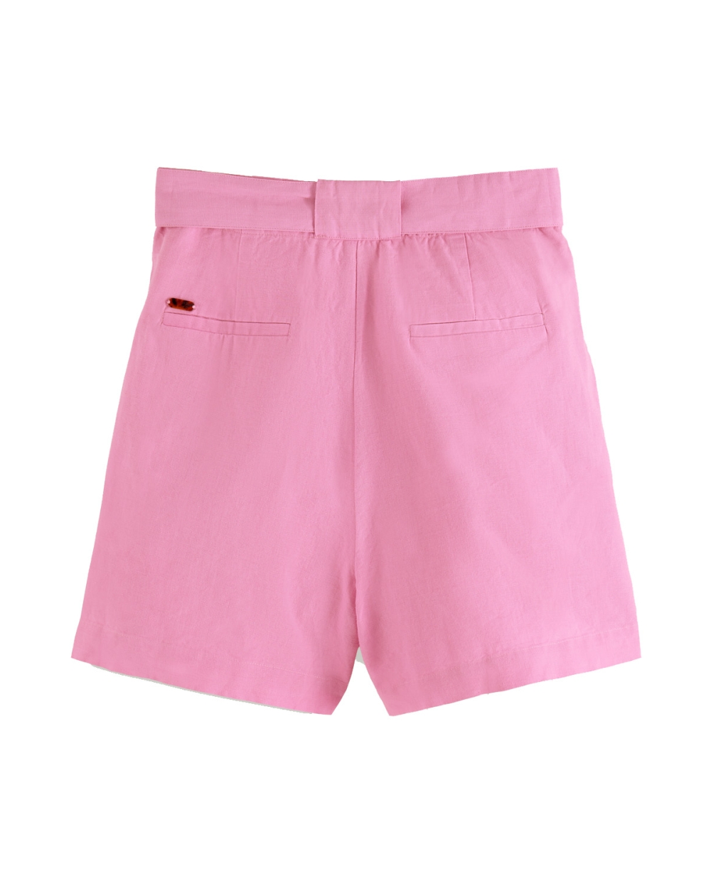 SCOTCH & SODA HIGH RISE CASUAL PRINTED SHORTS PINK
