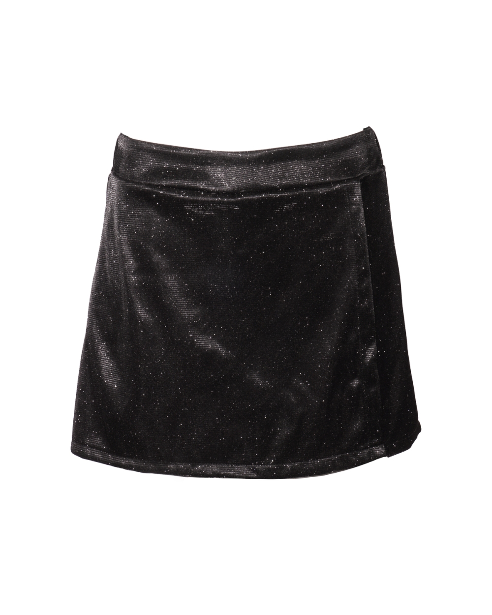 GLITTER SKORT ISA ZWART