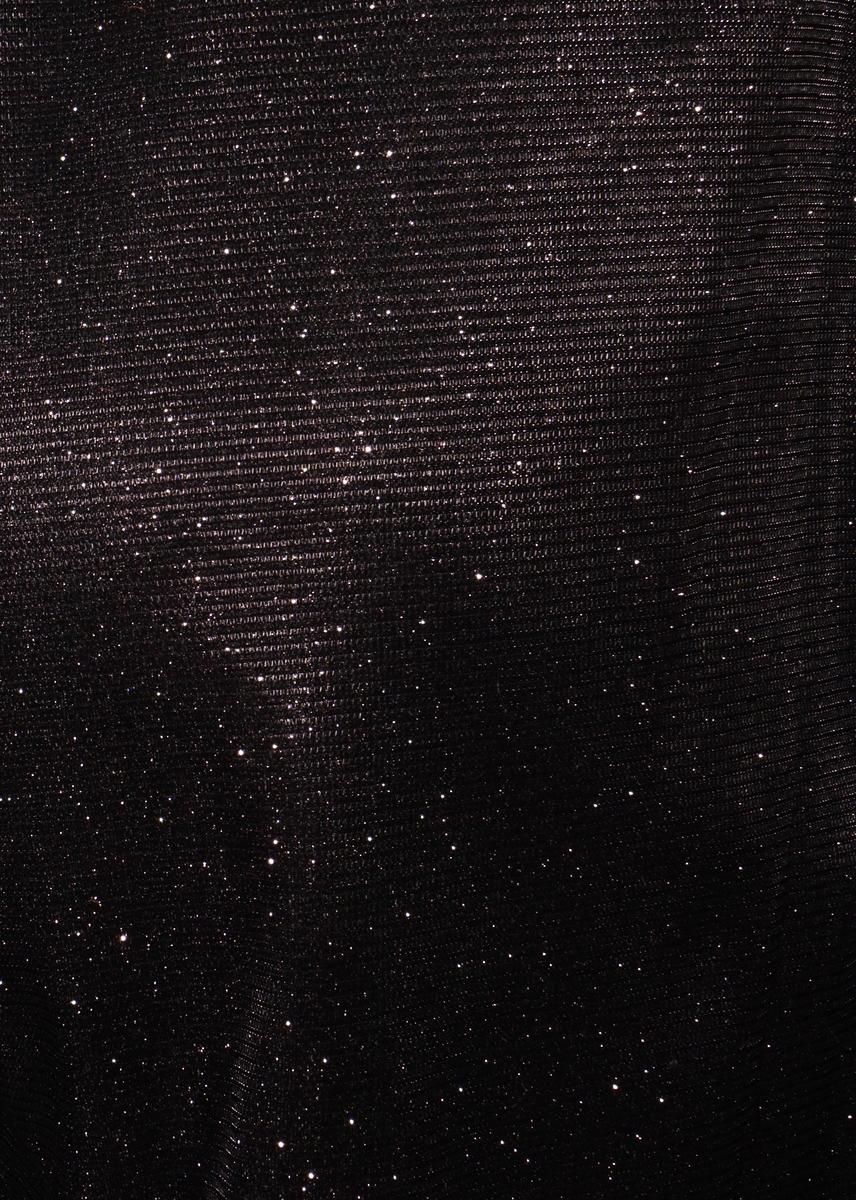 GLITTER SKORT ISA ZWART