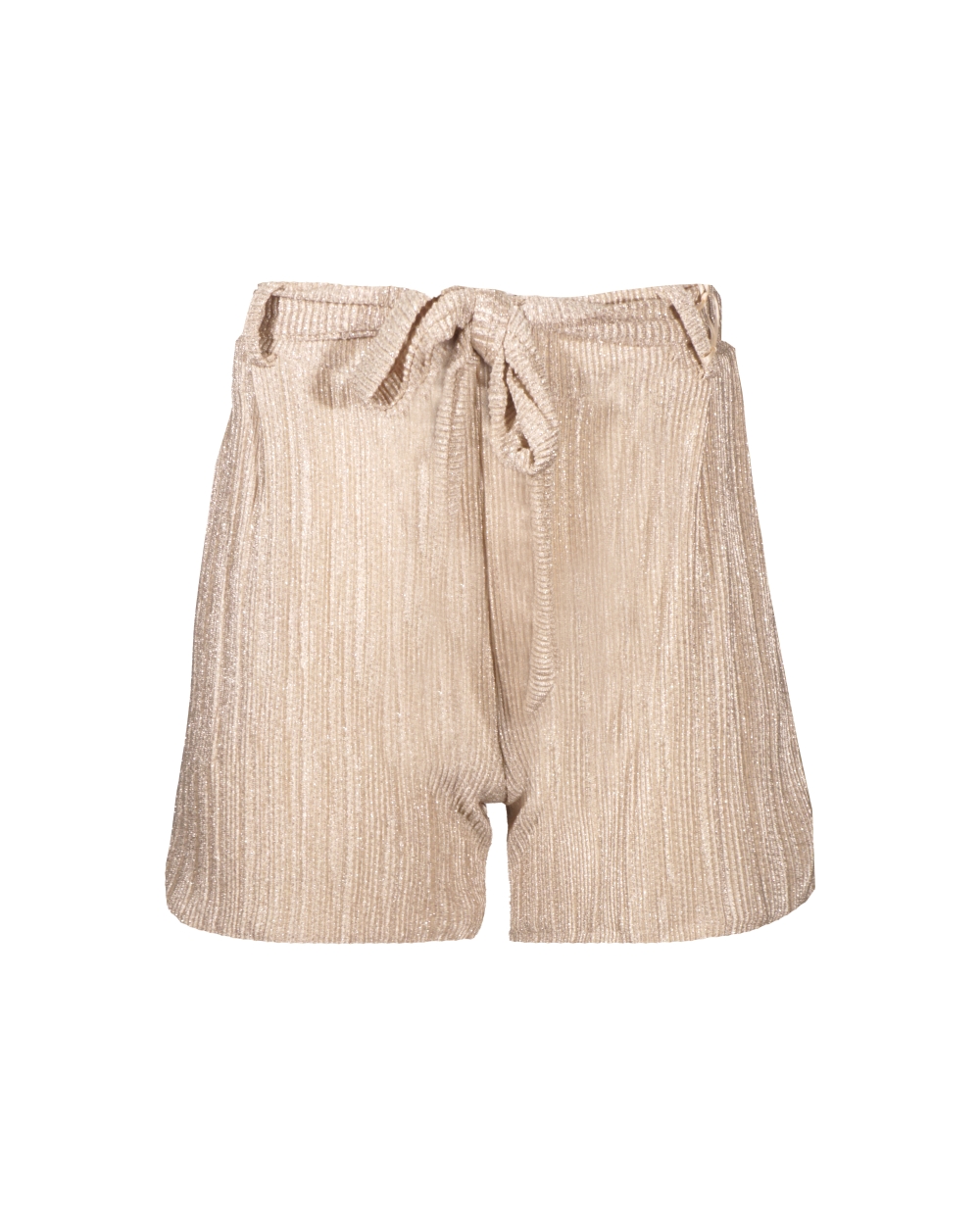 PLISSE LUREX SHORT BEIGE