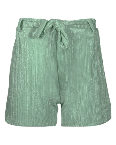 Gossip PLISSE LUREX SHORT GROEN