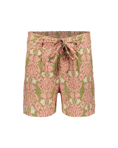 PAPERBAG SHORT MET PRINT