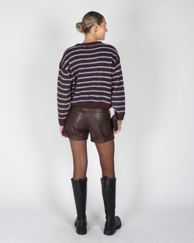PU SHORT BLAKE BRUIN
