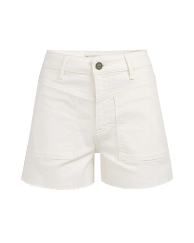 SHORT MET ZAKDETAILS ECRU