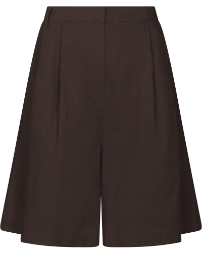 LINEN SHORT NIKA DONKERBRUIN