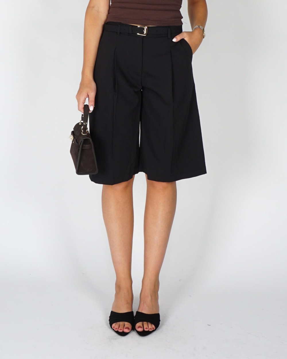 Gossip BERMUDA PANTALON Zwart
