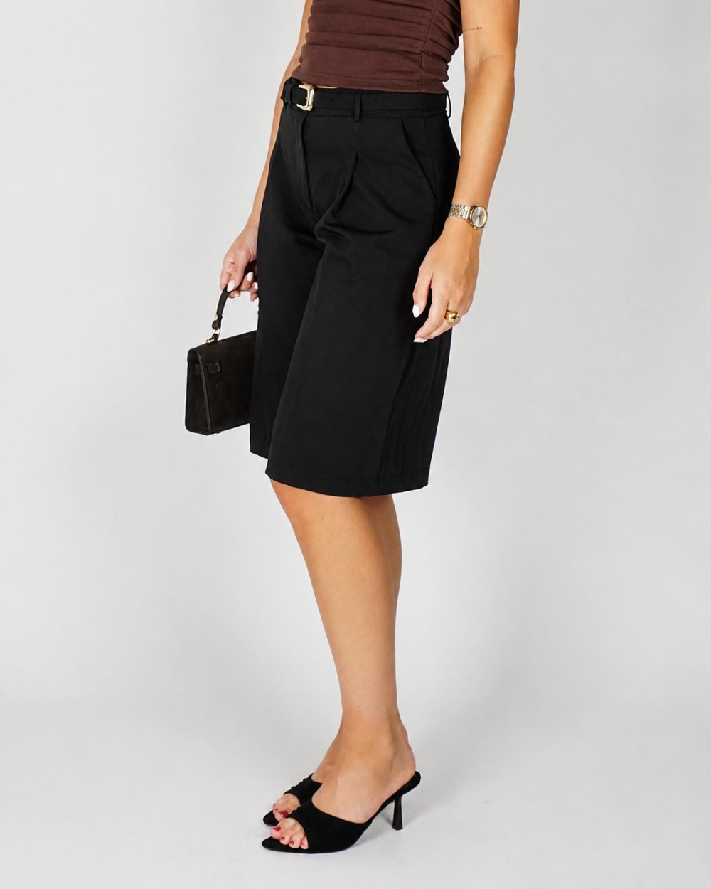 Gossip BERMUDA PANTALON Zwart