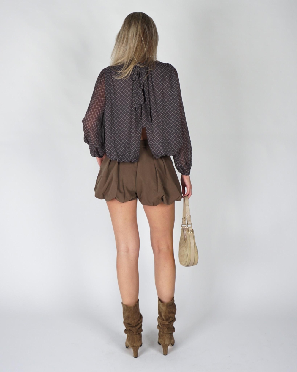 Gossip SHORT BALLONFIT Taupe