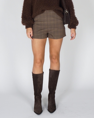 Gossip CHECK SHORT MEIKE Bruin