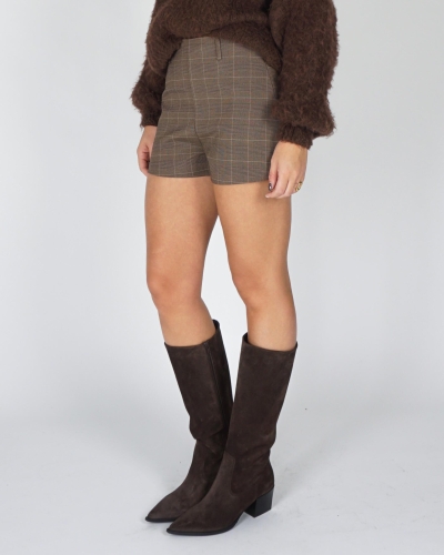 Gossip CHECK SHORT MEIKE Bruin