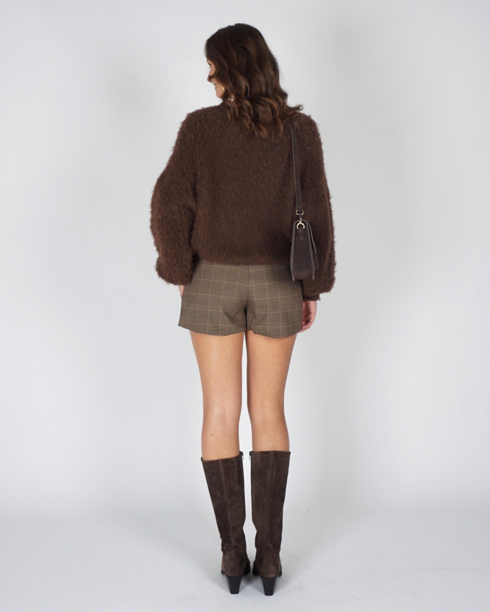 Gossip CHECK SHORT MEIKE Bruin