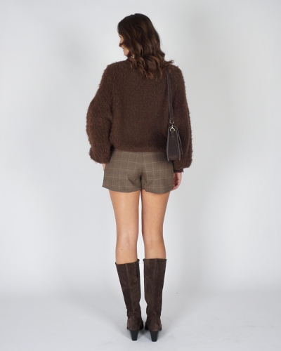 Gossip CHECK SHORT MEIKE Bruin