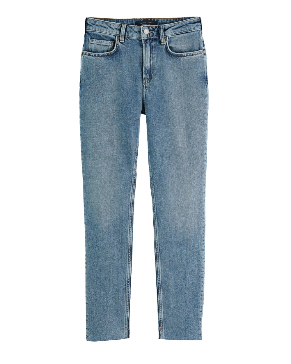 HIGH-RISE SLIM FIT JEANS 