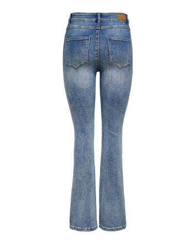 MILA FLARED JEANS BLAUW
