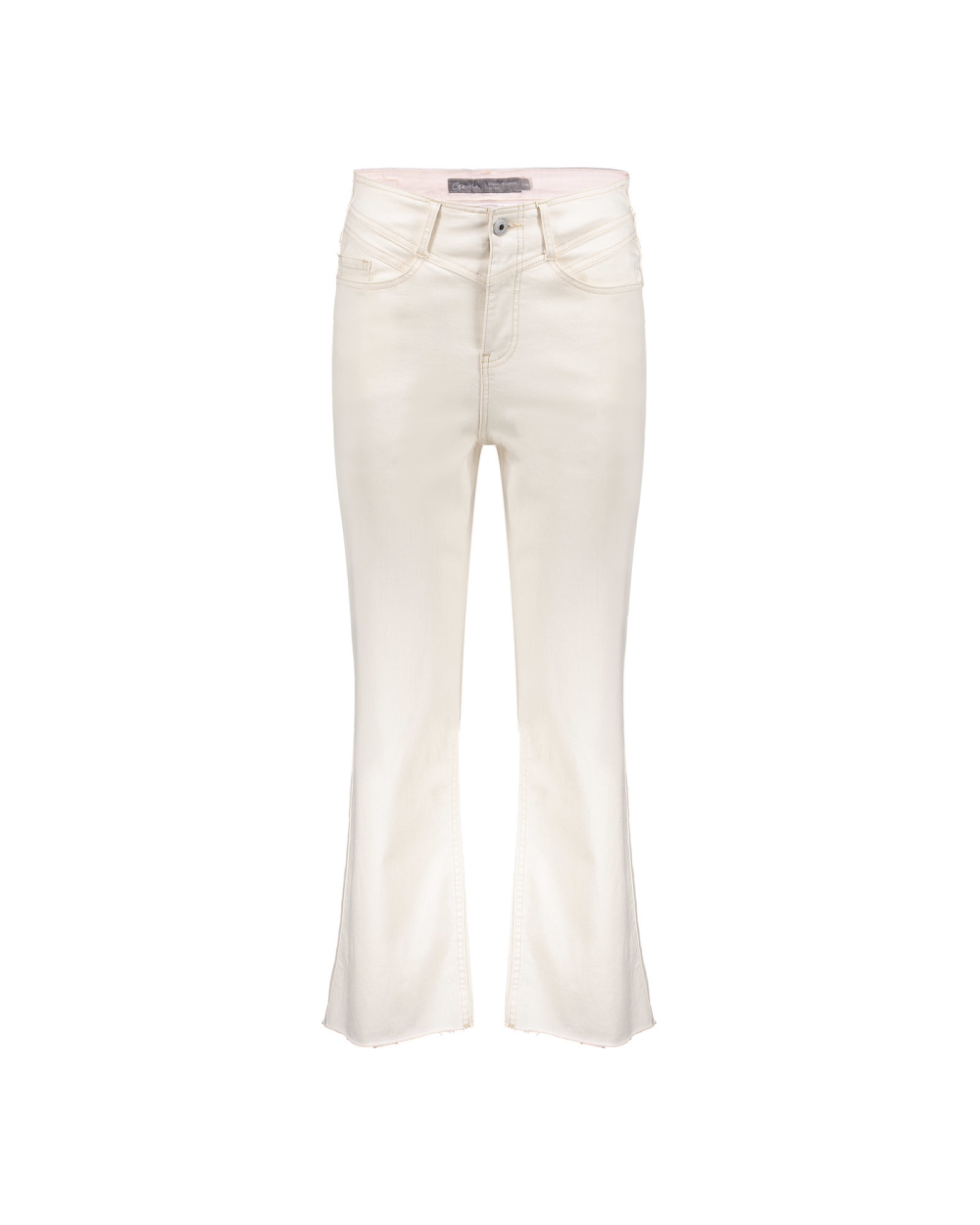 FLARED JEANS BEIGE