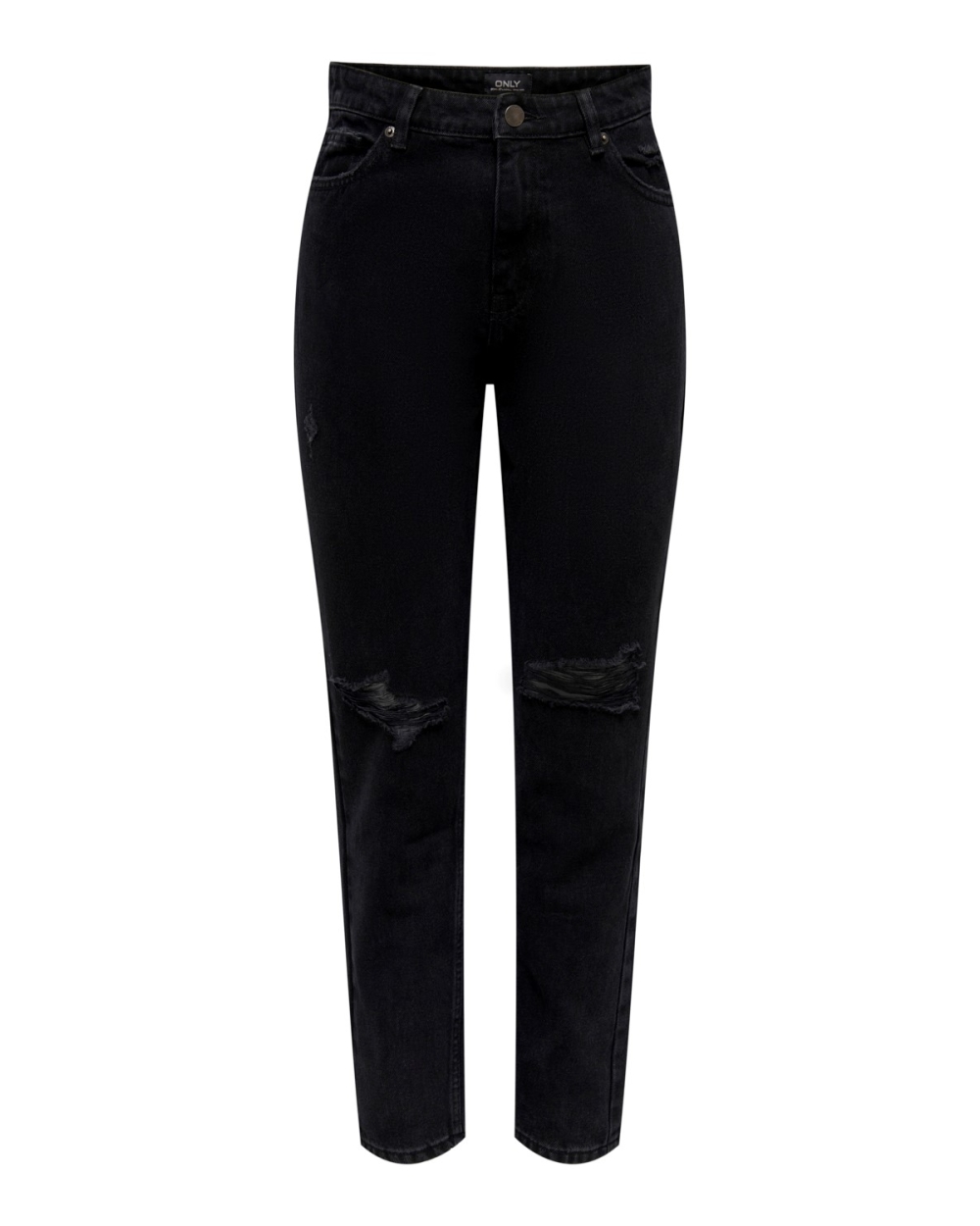 JAGGER HIGH MOM JEANS BLACK