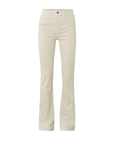 YAYA FLARED DENIM HIGH WAIST 32 INCH SAND