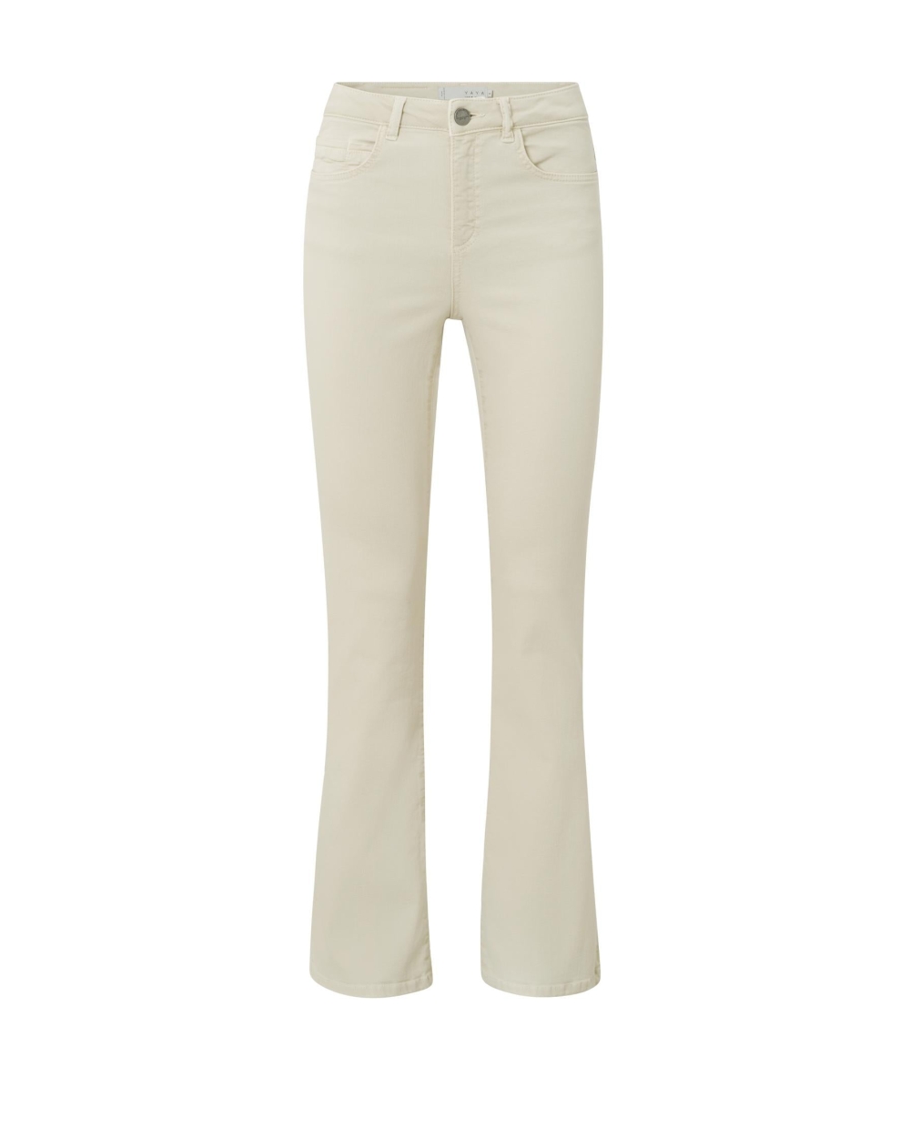 FLARED DENIM HIGH WAIST 30 INCH SAND
