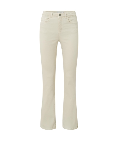 YAYA FLARED DENIM HIGH WAIST 30 INCH SAND