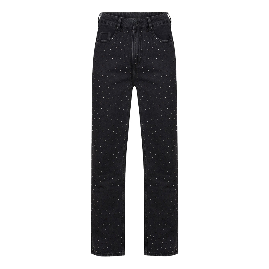 STRAIGHT LEG JEANS STUDS BRITT