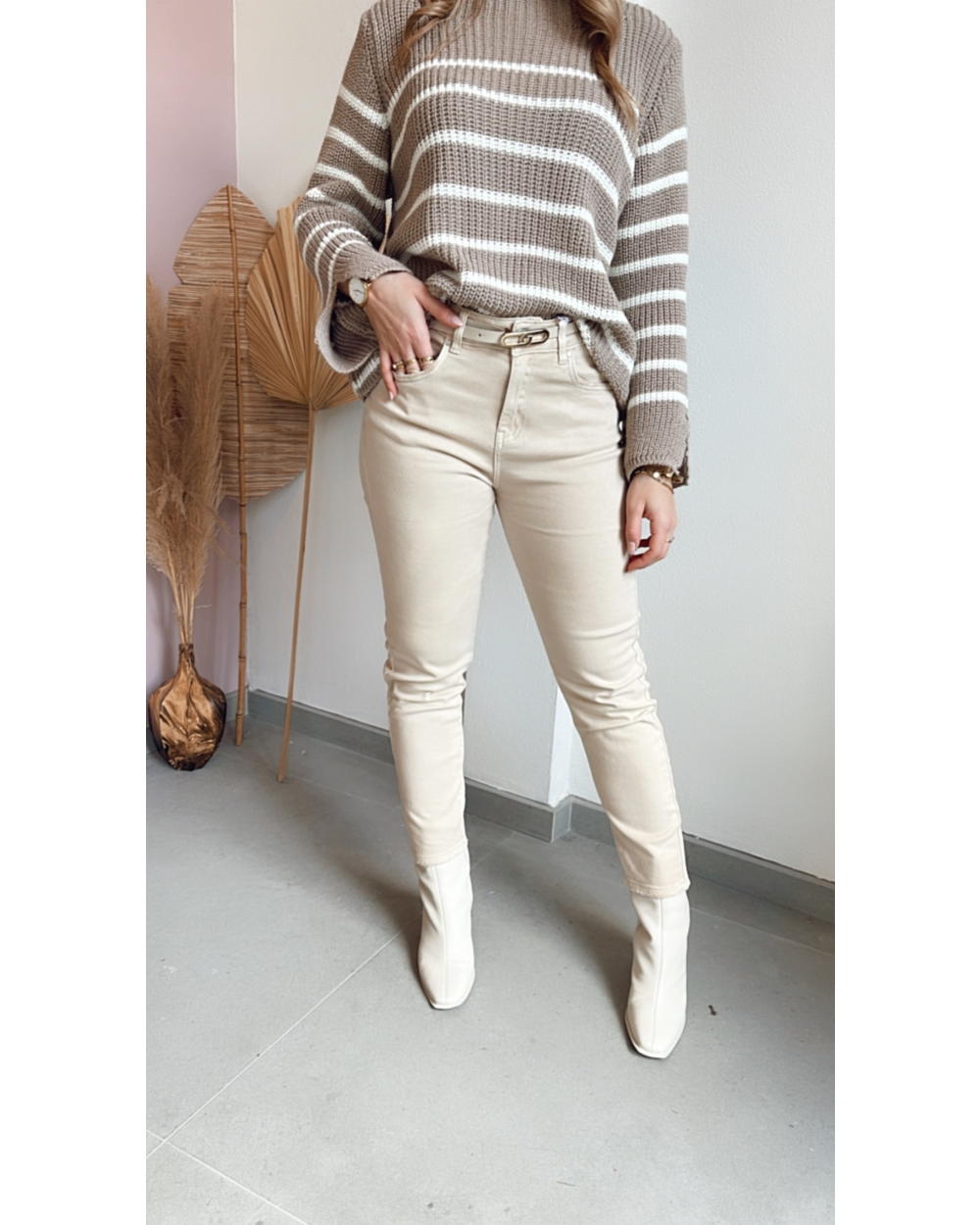JEANS LIEKE BEIGE