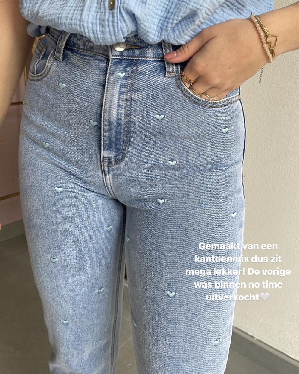 HARTJES JEANS BLAUW