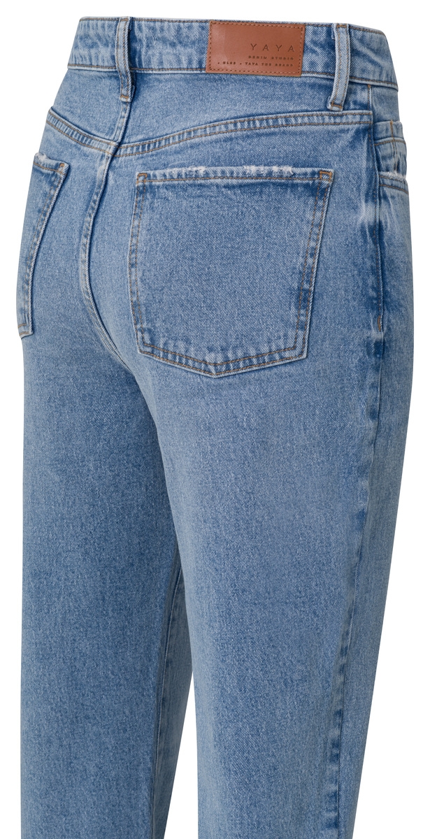 DENIM JEANS MET HOGE TAILLE