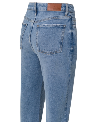 DENIM JEANS MET HOGE TAILLE
