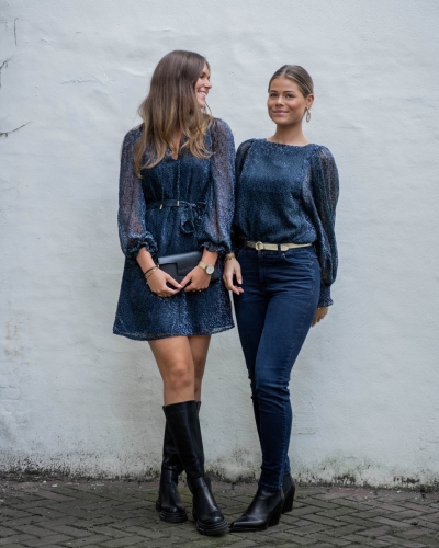 CHLOE JEANS DONKERBLAUW