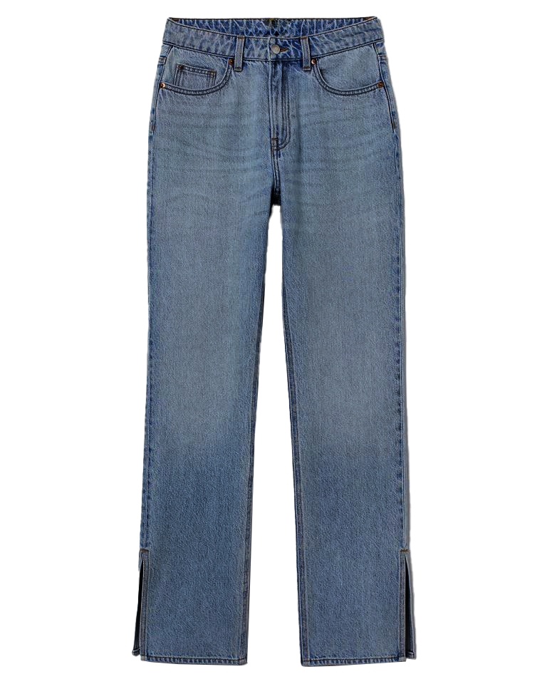 WIDE LEG JEANS BREGJE BLAUW