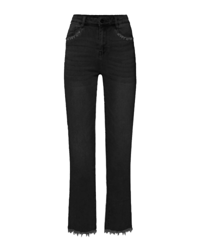Gossip WIDE LEG JEANS ZWART