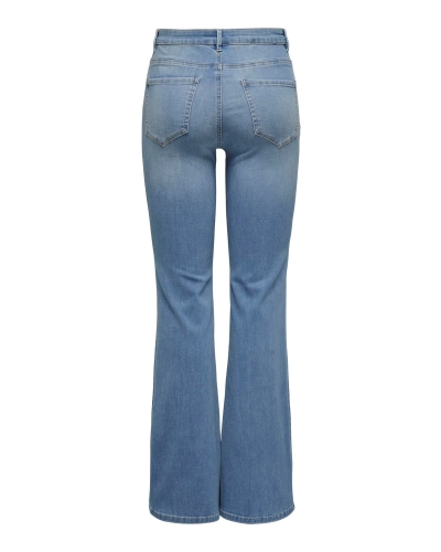 FLARED JEANS ROSE LICHTBLAUW