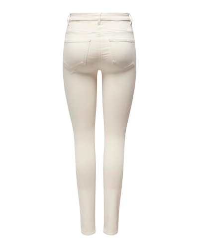 SKINNY JEANS ROSE ECRU