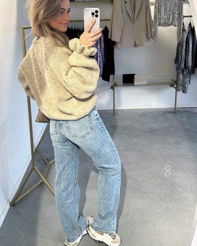 JEANS RIVER BLAUW